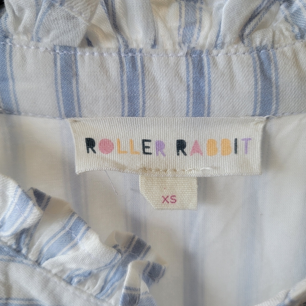 ROLLER RABBIT Womens white and blue paisley print dress - Picture 5 of 10